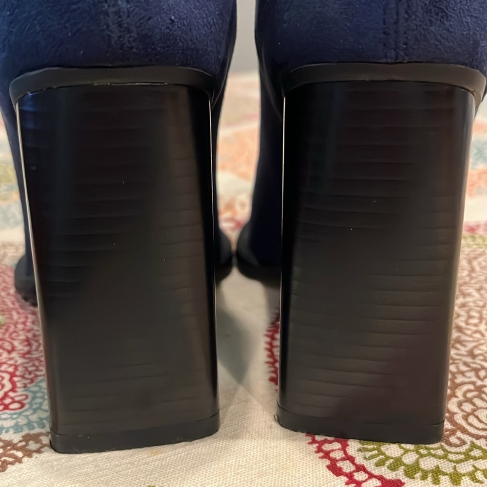 NEW Torgeis Katya Navy Blue Women's Boots size 8 - Picture 5 of 9
